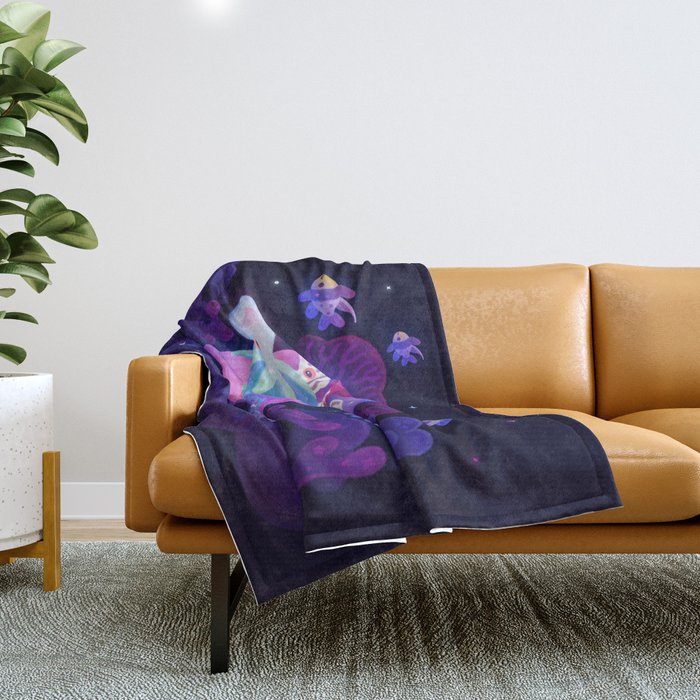 Blanket octopus Throw Blanket Gallery Image 1