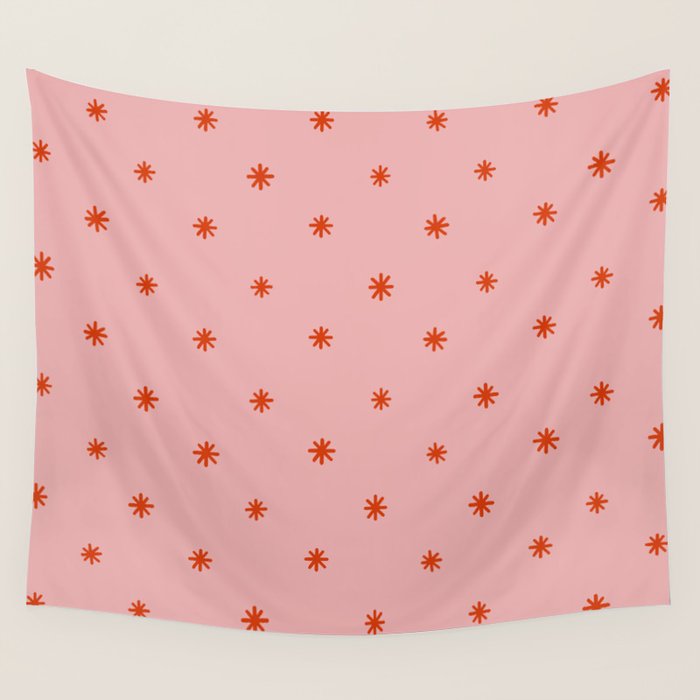 Sparkles Pink & Red Wall Tapestry Gallery Image 4