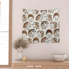Hedgehogs Wall Tapestry Gallery Image 2