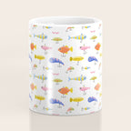 Funny colorful fish lure cartoon art pattern Coffee Mug Gallery Image 4