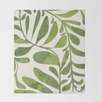 Abstract Plant 3/3 Throw Blanket Gallery Image 2