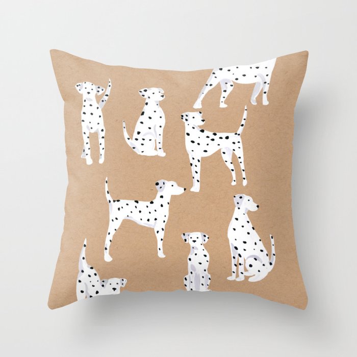 Dalmatians Throw Pillow Gallery Image 1