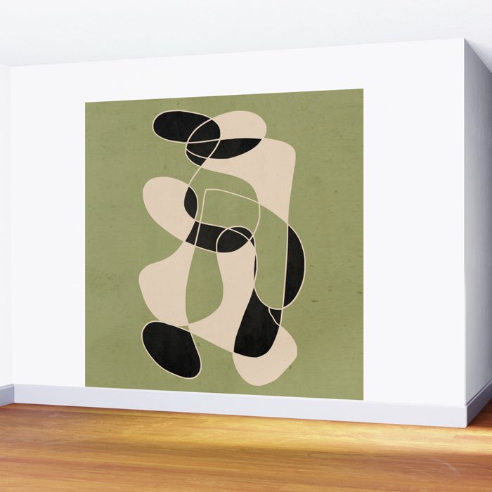 Modern Abstract Minimal Art 20 Wall Mural Gallery Image 2