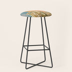 Cactus and Rainbow #2 Stool Gallery Image 1