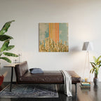 Cactus and Rainbow #2 Wood Wall Art Gallery Image 2