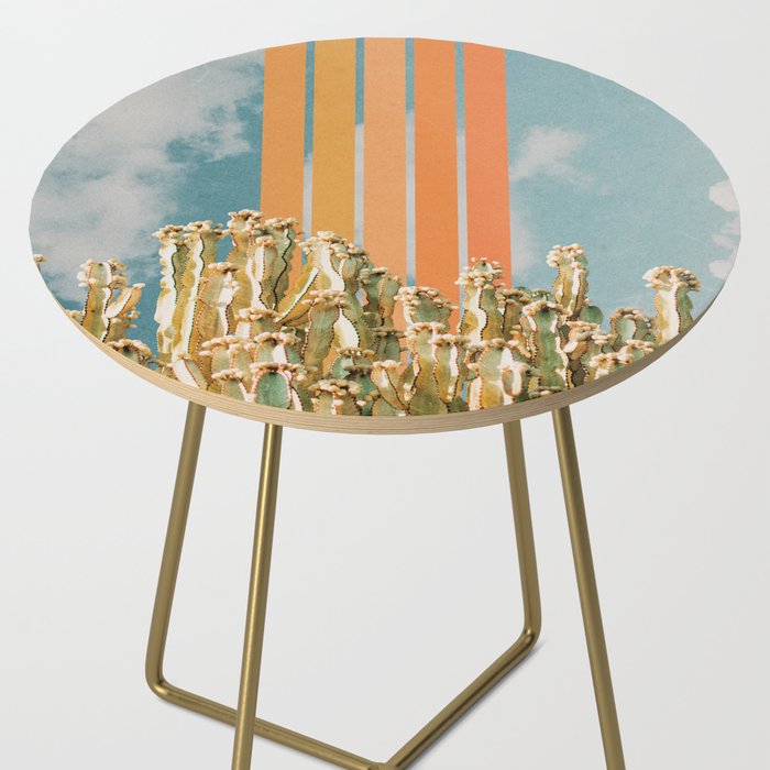 Cactus and Rainbow #2 Side Table Gallery Image 2