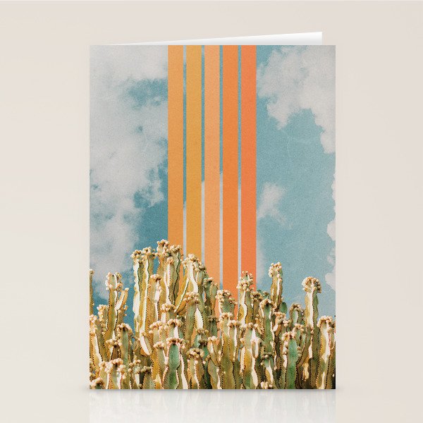 Cactus and Rainbow #2 Stationery Card Gallery Image 2