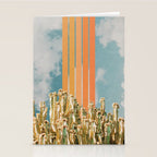 Cactus and Rainbow #2 Stationery Card Gallery Image 2
