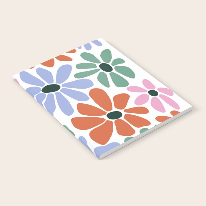 Christmas Retro Floral  Notebook Gallery Image 2