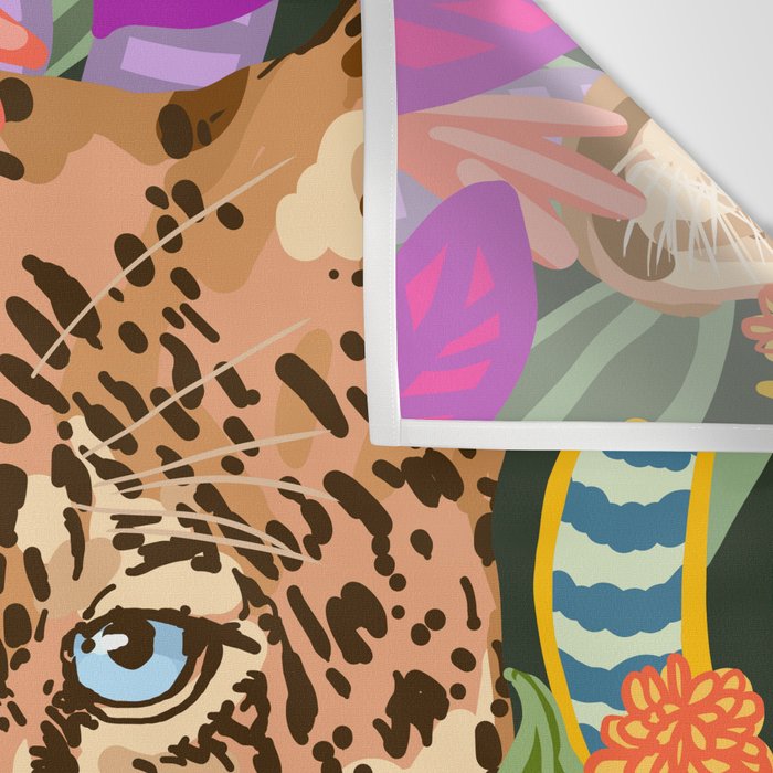 Peek A Boo Leopard Wall Tapestry Gallery Image 3