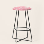 Excavated Dinosaur Fossils in Candy Pink Stool Gallery Image 1