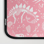 Excavated Dinosaur Fossils in Candy Pink Laptop Sleeve Gallery Image 3