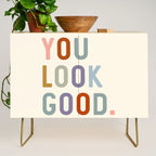 You Look Good, Bathroom Quotes Credenza Gallery Image 1