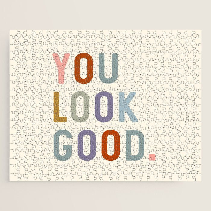 You Look Good, Bathroom Quotes Jigsaw Puzzle Gallery Image 1