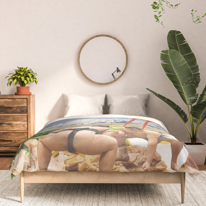 Fuji, Sumo, Ramen // Japan Love Comforter Gallery Image 3