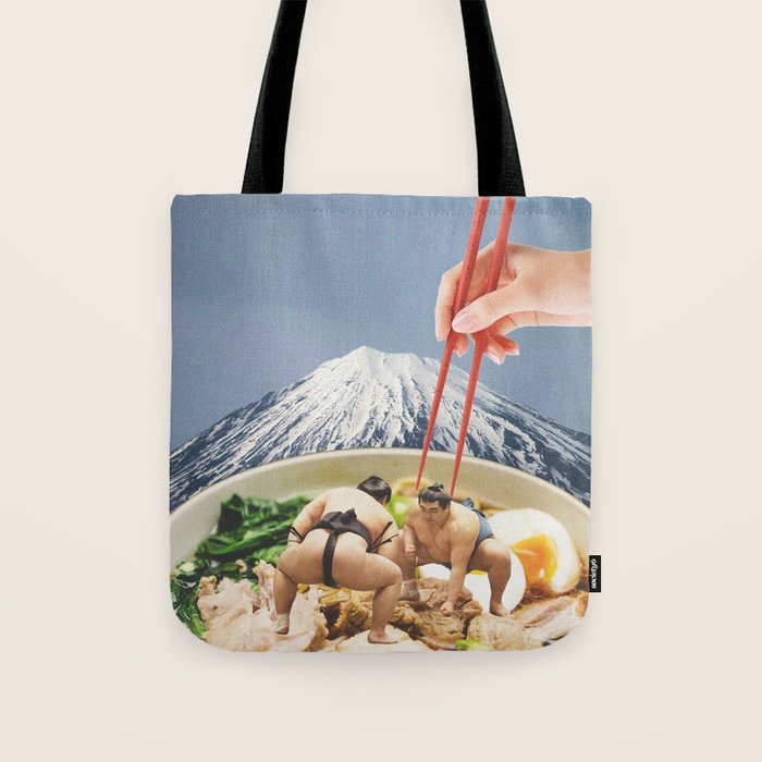 Fuji, Sumo, Ramen // Japan Love Tote Bag Gallery Image 1