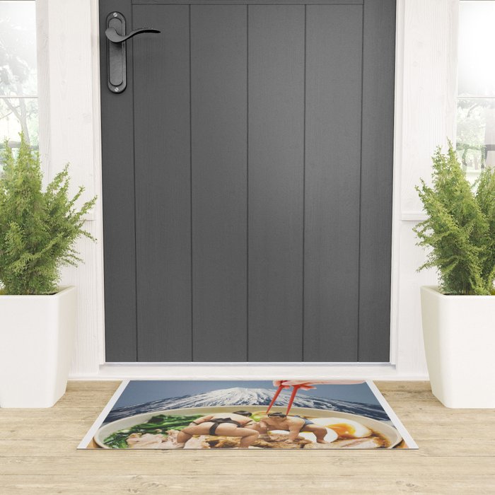 Fuji, Sumo, Ramen // Japan Love Welcome Mat Gallery Image 3