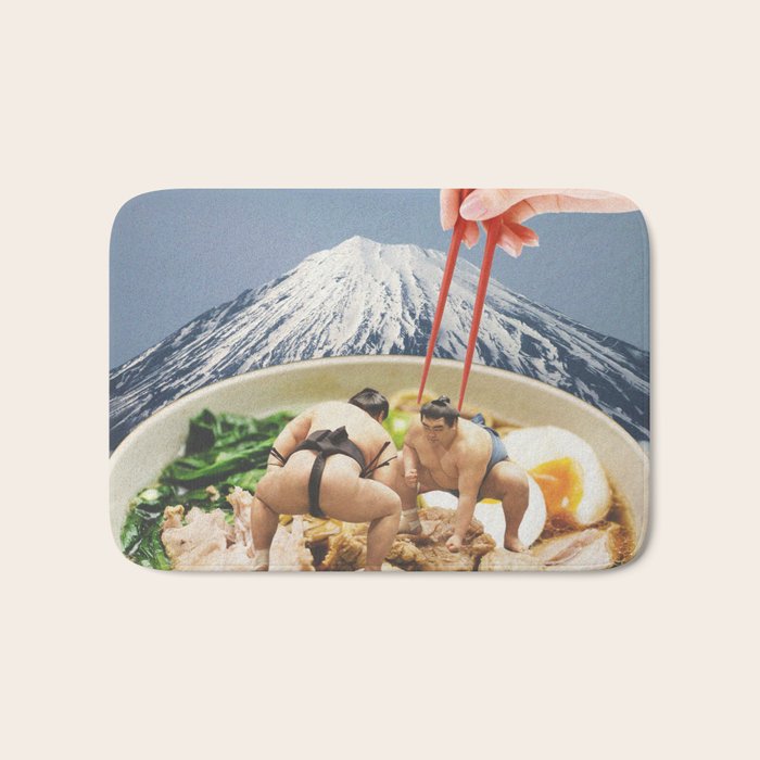 Fuji, Sumo, Ramen // Japan Love Bath Mat Gallery Image 1
