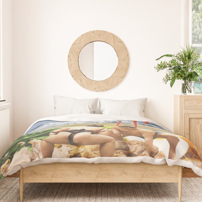 Fuji, Sumo, Ramen // Japan Love Duvet Cover Gallery Image 3