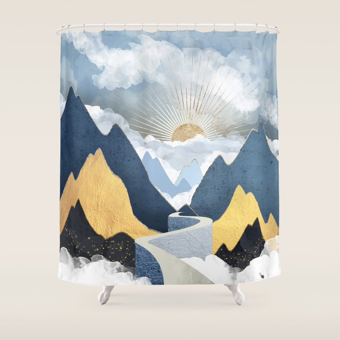 Bright Future II Shower Curtain Gallery Image 1