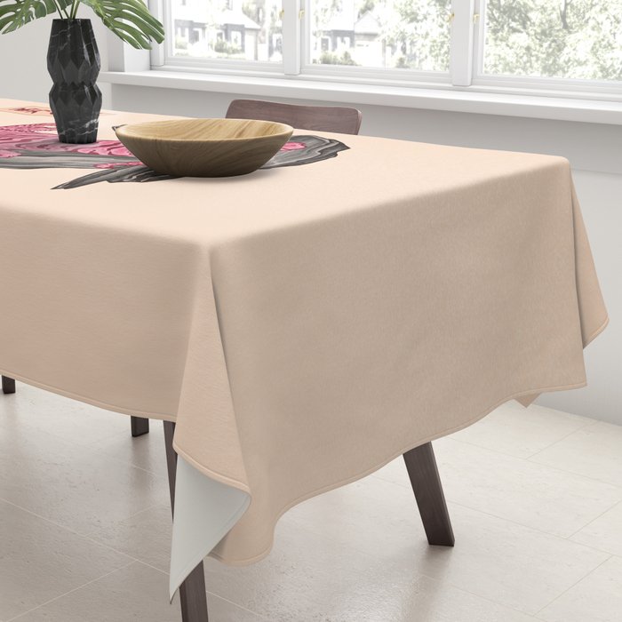 Japanese Courage Tiger Tablecloth Gallery Image 3