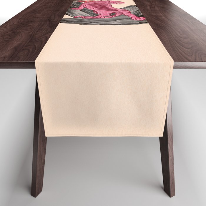 Japanese Courage Tiger Table Runner Gallery Image 1