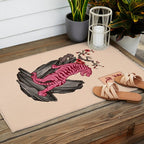Japanese Courage Tiger Outdoor Rug Gallery Image 2