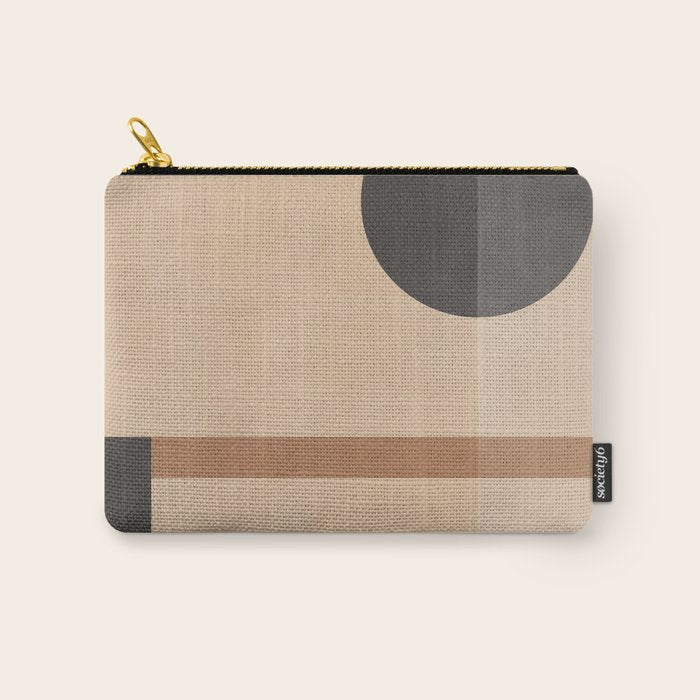 Mid Century Abstract Geometric 8 Carry All Pouch Gallery Image 1