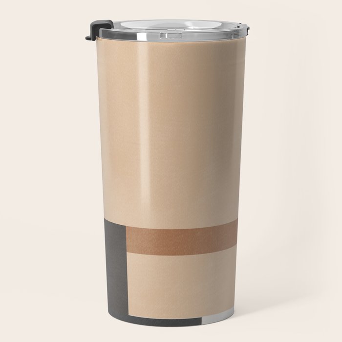 Mid Century Abstract Geometric 8 Travel Mug Gallery Image 3