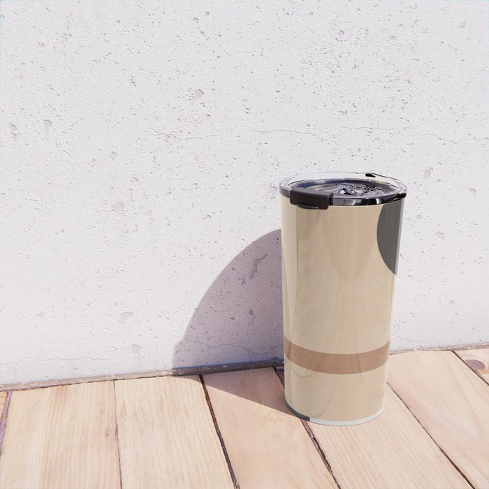 Mid Century Abstract Geometric 8 Travel Mug Gallery Image 4