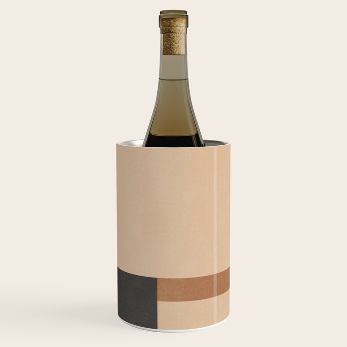Mid Century Abstract Geometric 8 Wine Chiller Gallery Image 2