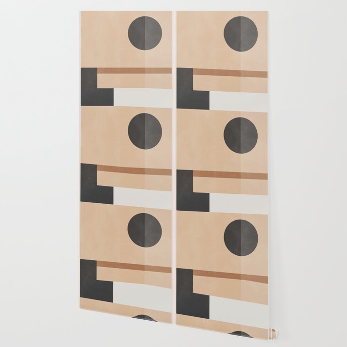 Mid Century Abstract Geometric 8 Wallpaper Gallery Image 2