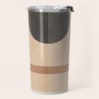 Mid Century Abstract Geometric 8 Travel Mug Gallery Image 2