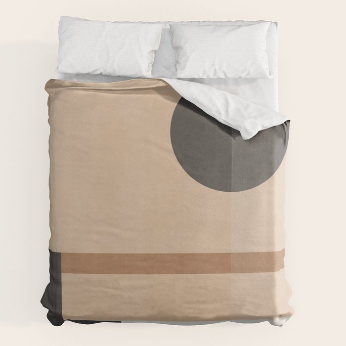 Mid Century Abstract Geometric 8 Duvet Cover Gallery Image 2