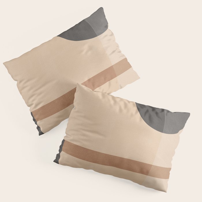 Mid Century Abstract Geometric 8 Pillow Sham Gallery Image 3