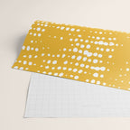 Abstract Spotted Pattern in Yellow Wrapping Paper Gallery Image 2