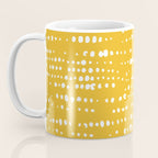 Abstract Spotted Pattern in Yellow Coffee Mug Gallery Image 3