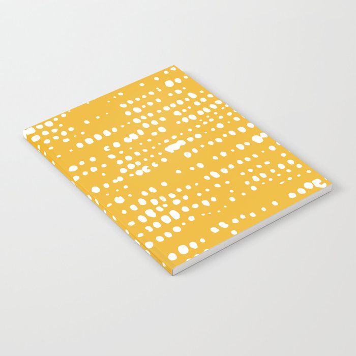 Abstract Spotted Pattern in Yellow Notebook Gallery Image 1