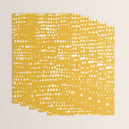 Abstract Spotted Pattern in Yellow Wrapping Paper Gallery Image 3