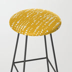 Abstract Spotted Pattern in Yellow Stool Gallery Image 2