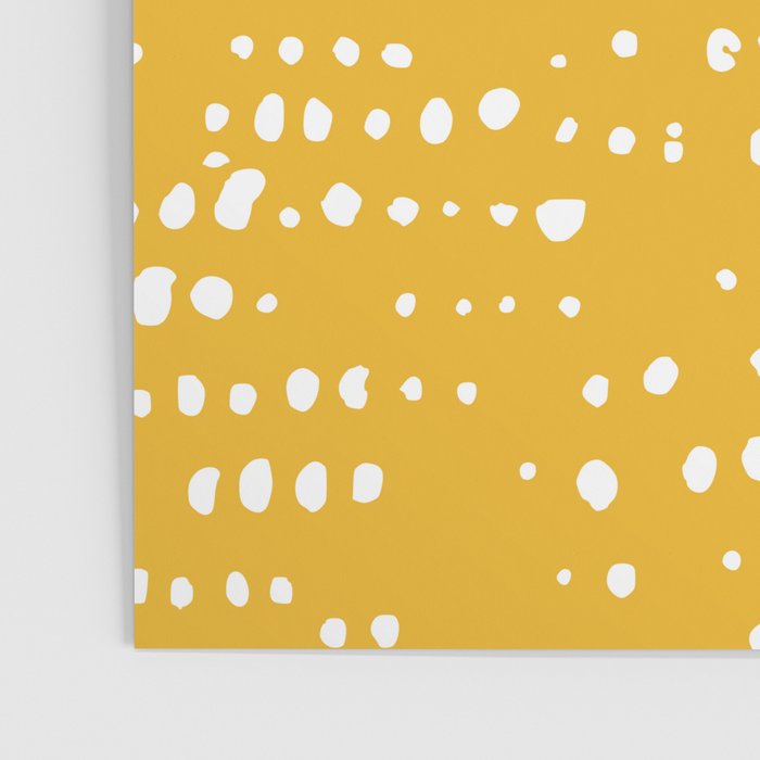Abstract Spotted Pattern in Yellow Poster Gallery Image 3