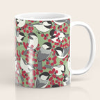 Chickadees & Winterberry Holly Coffee Mug Gallery Image 1