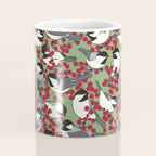 Chickadees & Winterberry Holly Coffee Mug Gallery Image 4