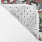 Chickadees & Winterberry Holly Bath Mat Gallery Image 2