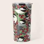 Chickadees & Winterberry Holly Travel Mug Gallery Image 1