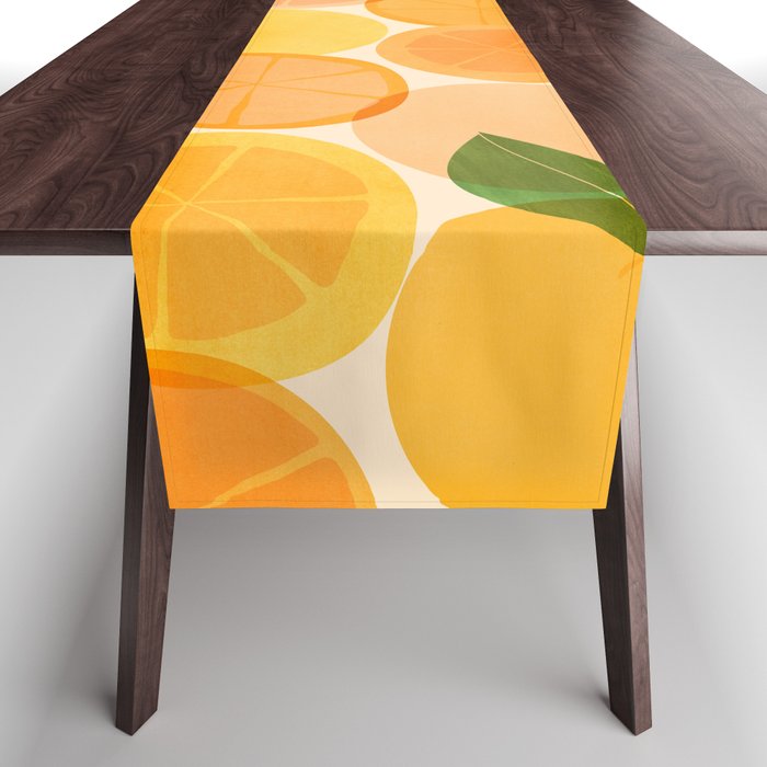 Edible Sunshine Tropical Fruit Series Table Runner Gallery Image 1