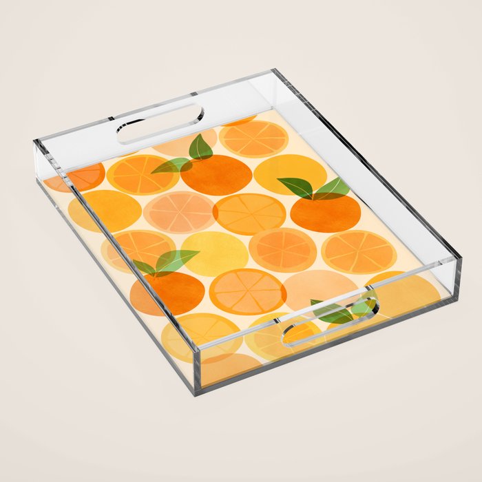 Edible Sunshine Tropical Fruit Series Acrylic Tray Gallery Image 1