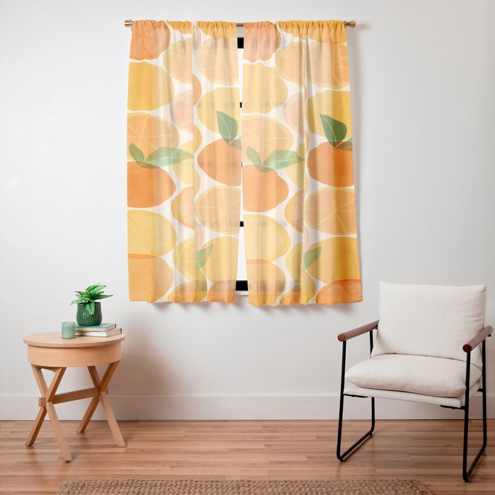 Edible Sunshine Tropical Fruit Series Window Curtain Gallery Image 15