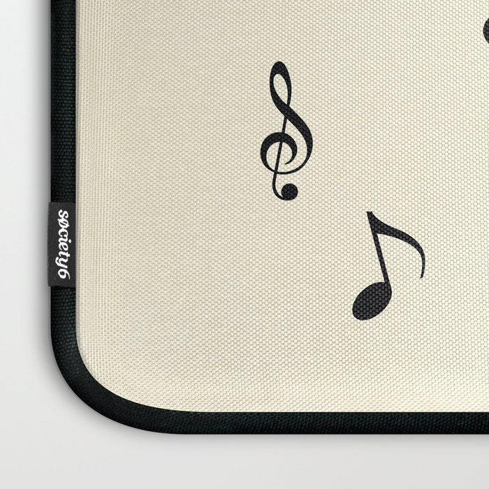 Abstract Minimal Musical Instrument 4 Laptop Sleeve Gallery Image 3