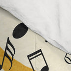 Abstract Minimal Musical Instrument 4 Comforter Gallery Image 4